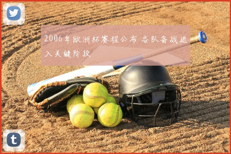 2006年欧洲杯赛程公布 各队备战进入关键阶段