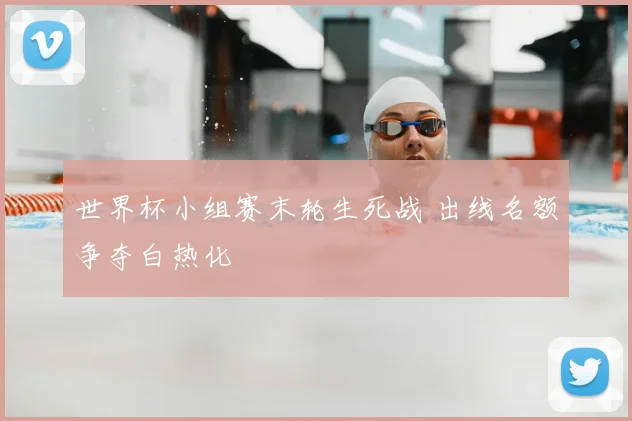 世界杯小组赛末轮生死战 出线名额争夺白热化